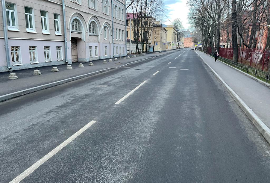 В Санкт-Петербурге отремонтировали улицу Профессора Попова